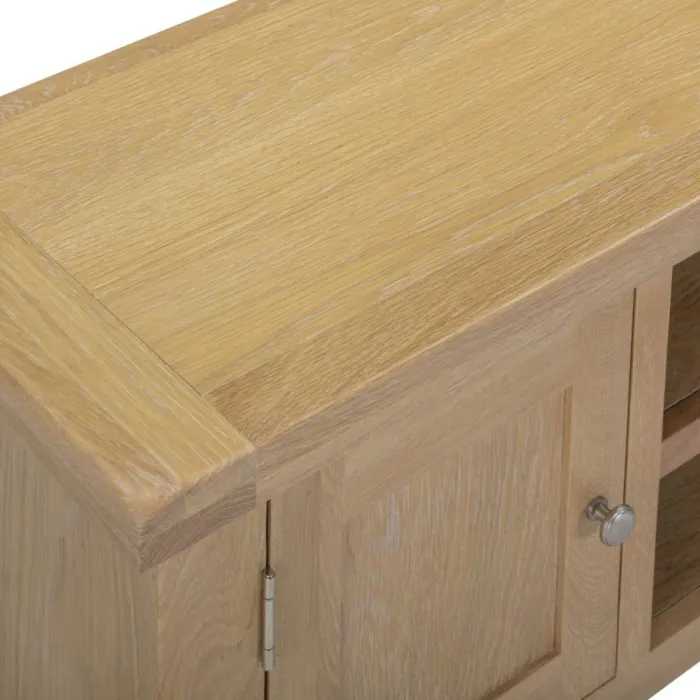 Windsor Straight TV Unit - Natural Oak | Murphy Furniture