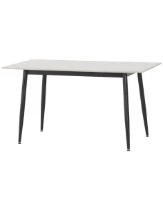 Fenton Dining Table - White Marble/Stone | Murphy Furniture