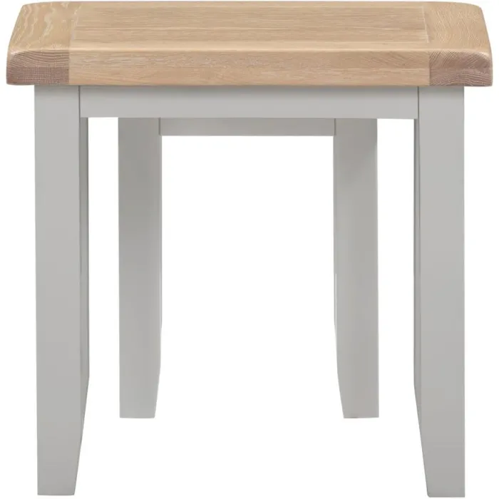 Windsor Nest Of 2 Tables - Pebble Grey/O | Murphy Furniture