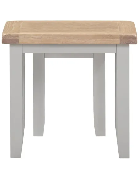 Windsor Nest Of 2 Tables - Pebble Grey/O | Murphy Furniture