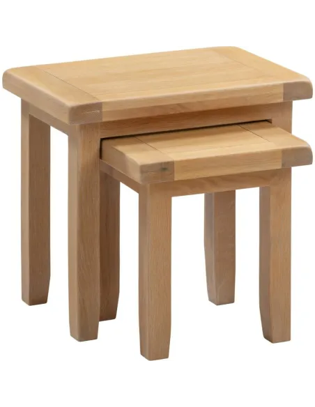 Windsor Nest Of 2 Tables - Natural Oak | Murphy Furniture