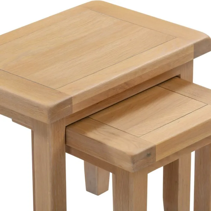 Windsor Nest Of 2 Tables - Natural Oak | Murphy Furniture