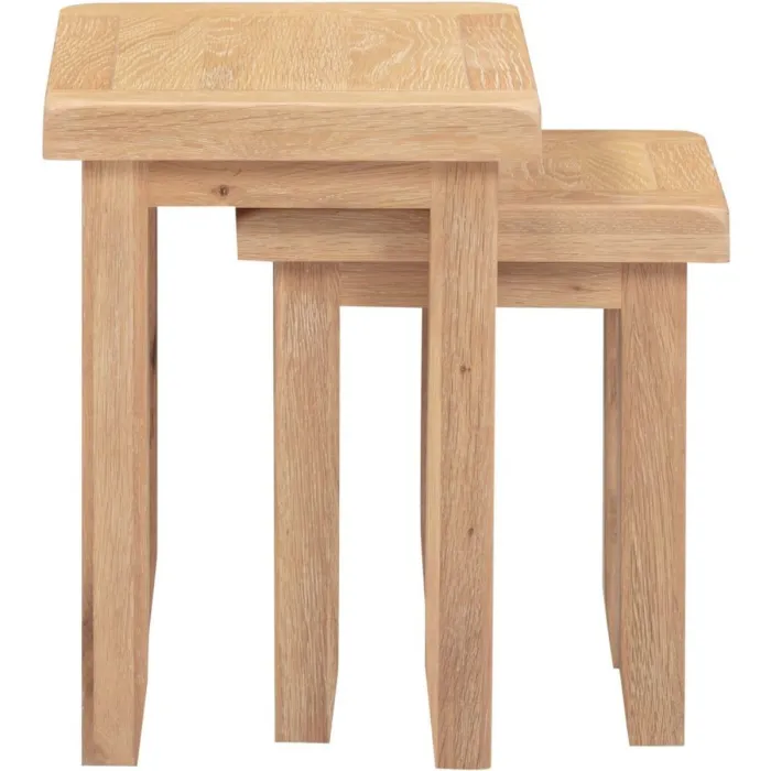 Windsor Nest Of 2 Tables - Natural Oak | Murphy Furniture