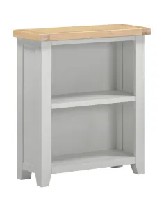 Windsor Low Bookcase - Pebble Grey/Oak | Murphy Furniture 2