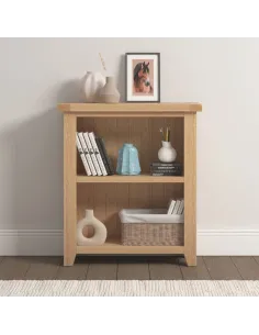 Windsor Low Bookcase - Natural Oak | Murphy Furniture