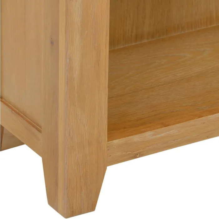 Windsor Low Bookcase - Natural Oak | Murphy Furniture
