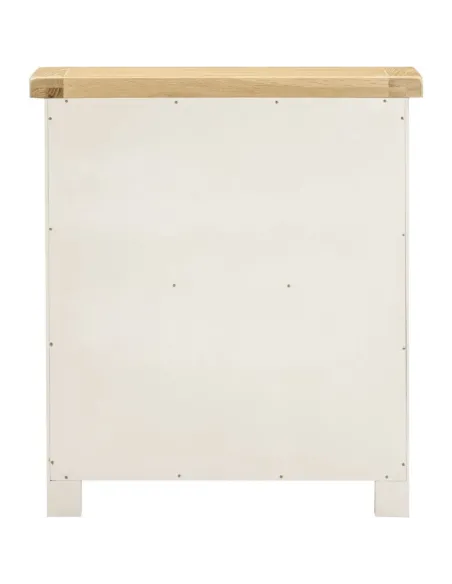 Windsor Low Bookcase - Ivory/Oak | Murphy Furniture