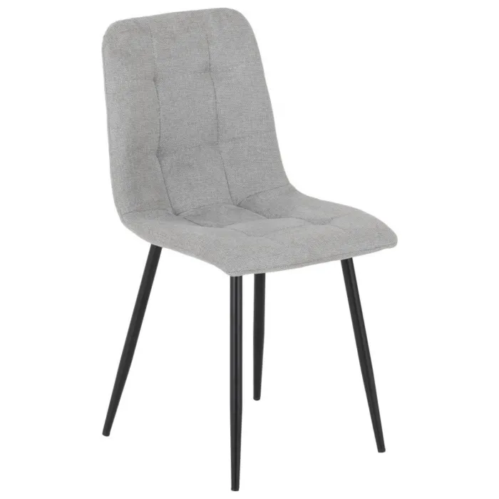 Fenton Dining Chair - Light Grey Fabric | Murphy Furniture