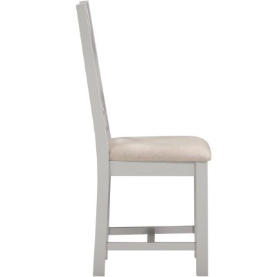 Windsor Cross Back Dining Chair - Pebble | Murphy Furniture