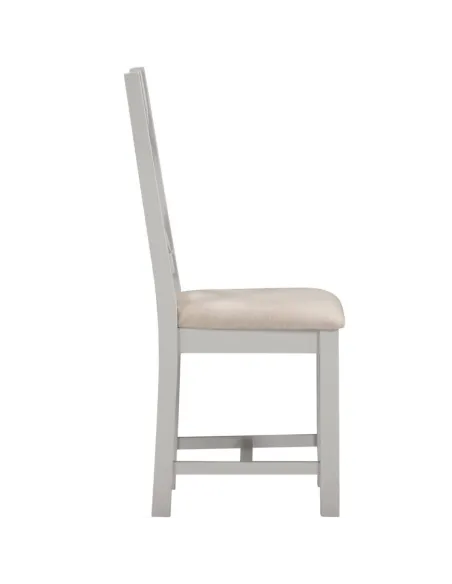 Windsor Cross Back Dining Chair - Pebble | Murphy Furniture