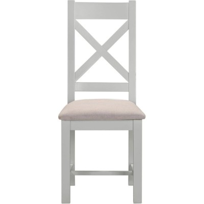 Windsor Cross Back Dining Chair - Pebble | Murphy Furniture