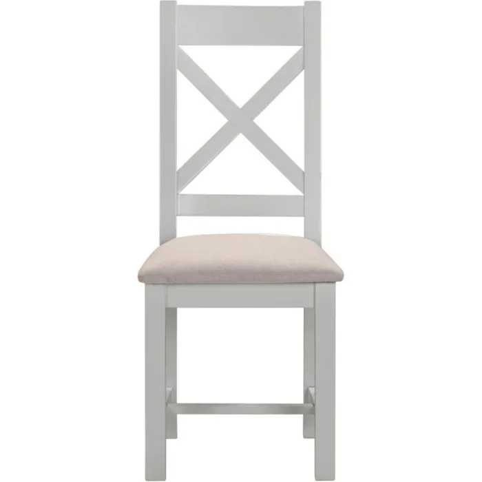 Windsor Cross Back Dining Chair - Pebble | Murphy Furniture