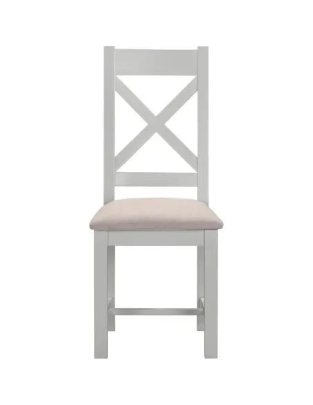 Windsor Cross Back Dining Chair - Pebble | Murphy Furniture