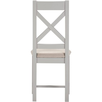 Windsor Cross Back Dining Chair - Pebble | Murphy Furniture