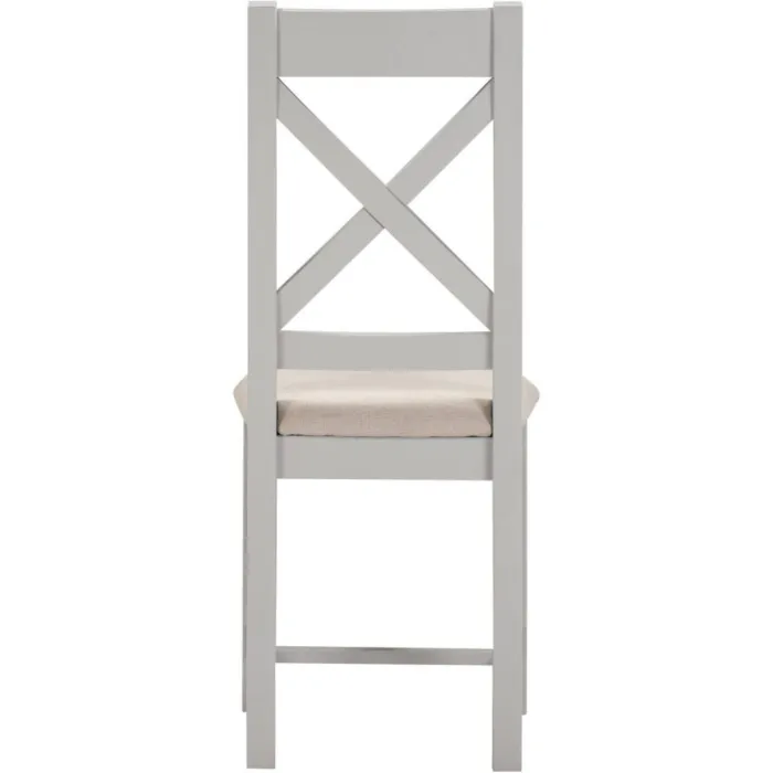 Windsor Cross Back Dining Chair - Pebble | Murphy Furniture