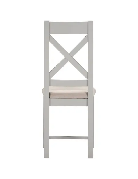 Windsor Cross Back Dining Chair - Pebble | Murphy Furniture