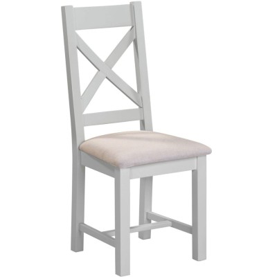 Windsor Cross Back Dining Chair - Pebble | Murphy Furniture