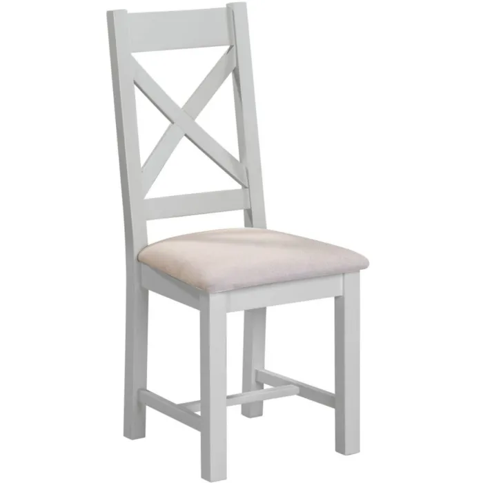 Windsor Cross Back Dining Chair - Pebble | Murphy Furniture