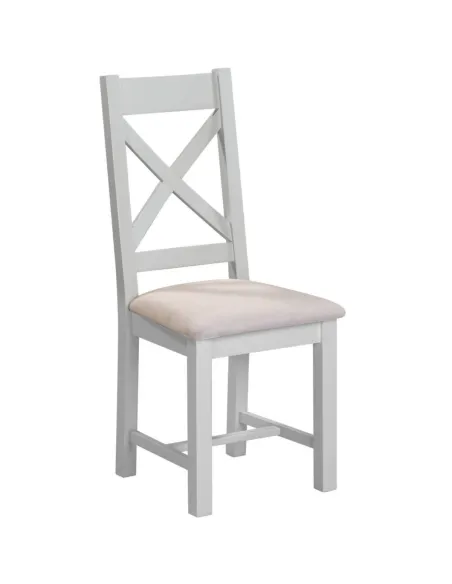 Windsor Cross Back Dining Chair - Pebble | Murphy Furniture