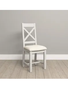 Windsor Cross Back Dining Chair - Ivory/ | Murphy Furniture