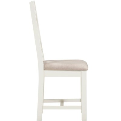 Windsor Cross Back Dining Chair - Ivory/ | Murphy Furniture