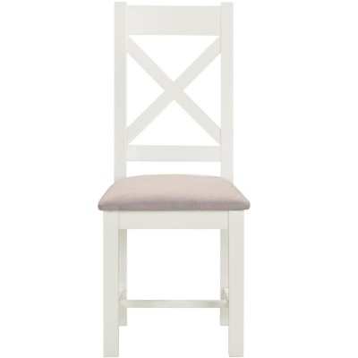 Windsor Cross Back Dining Chair - Ivory/ | Murphy Furniture