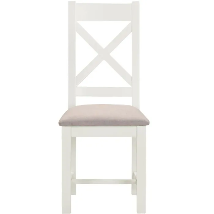 Windsor Cross Back Dining Chair - Ivory/ | Murphy Furniture