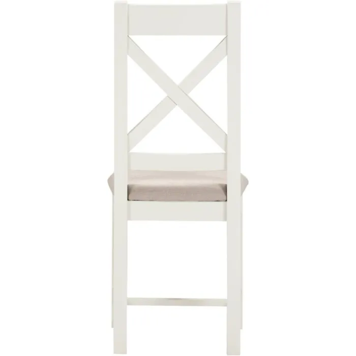 Windsor Cross Back Dining Chair - Ivory/ | Murphy Furniture