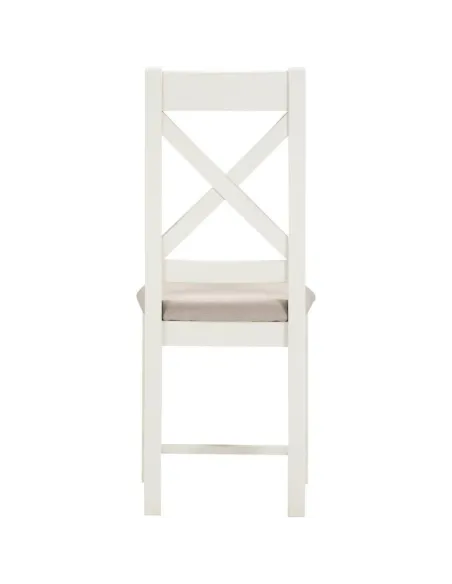 Windsor Cross Back Dining Chair - Ivory/ | Murphy Furniture