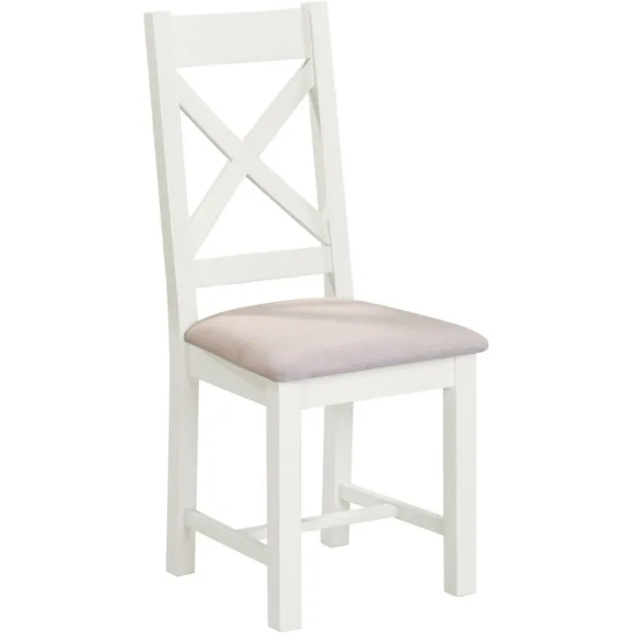 Windsor Cross Back Dining Chair - Ivory/ | Murphy Furniture