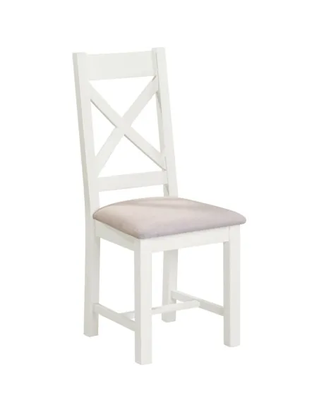 Windsor Cross Back Dining Chair - Ivory/ | Murphy Furniture