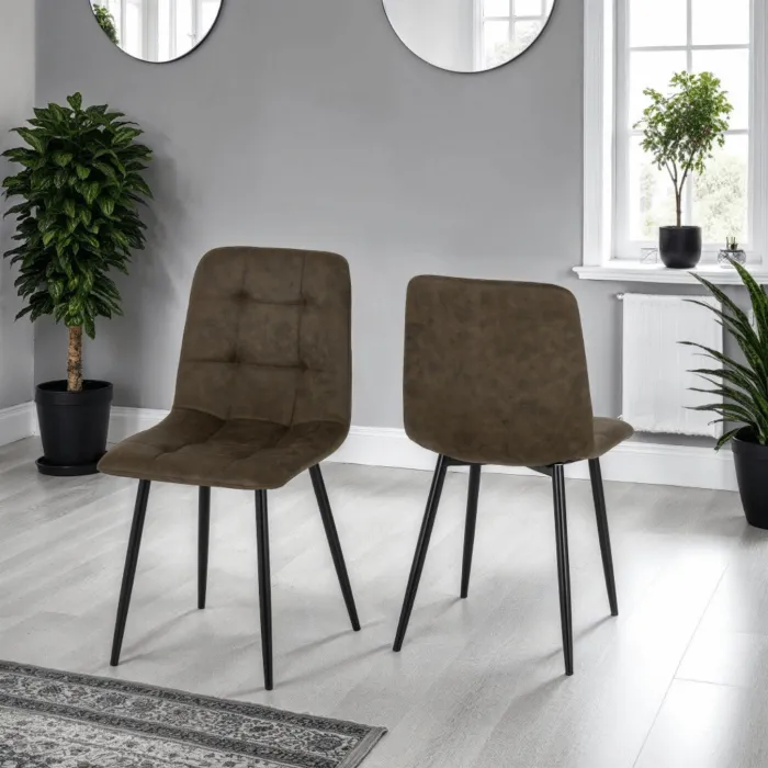 Fenton Dining Set (X6 Chairs) - White/Ol | Murphy Furniture