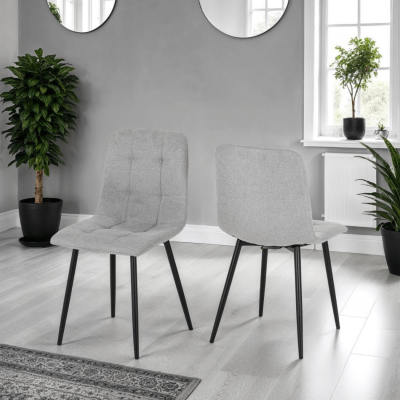 Fenton Dining Set (x4 Chairs) - White/Li | Murphy Furniture