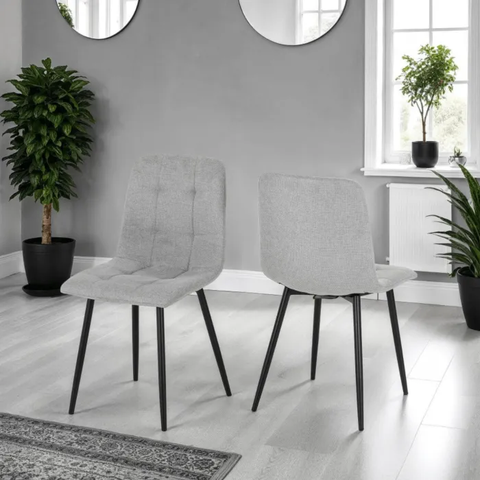Fenton Dining Set (x4 Chairs) - White/Li | Murphy Furniture