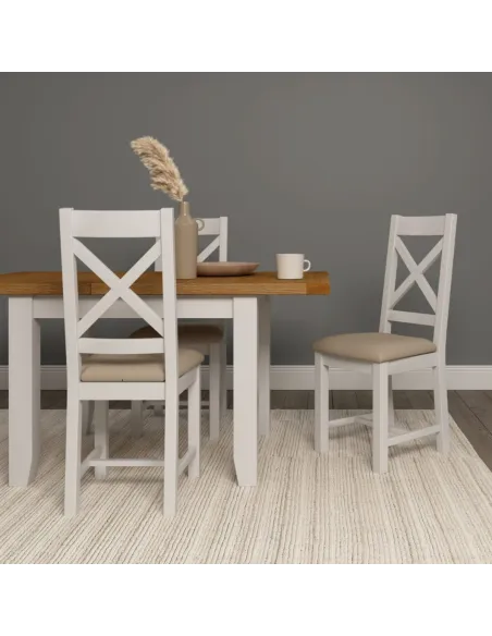 Windsor Extending Dining Table - Ivory/O | Murphy Furniture