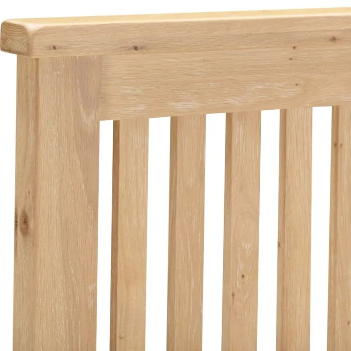 Windsor 4FT6 Low End Bed - Natural Oak | Murphy Furniture