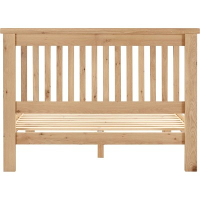Windsor 4FT6 Low End Bed - Natural Oak | Murphy Furniture