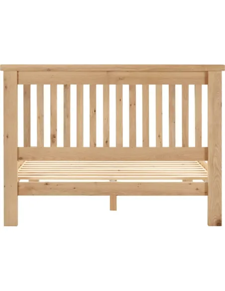 Windsor 4FT6 Low End Bed - Natural Oak | Murphy Furniture