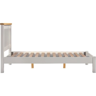 Windsor 4FT6 Low End Bed - Pebble Grey/O | Murphy Furniture