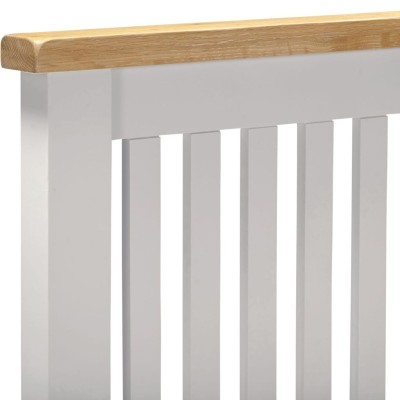Windsor 4FT6 Low End Bed - Pebble Grey/O | Murphy Furniture