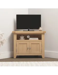 Windsor Corner TV Unit - Natural Oak | Murphy Furniture