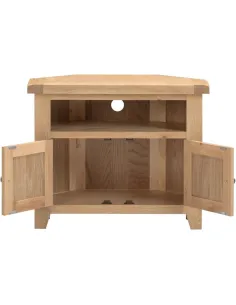 Windsor Corner TV Unit - Natural Oak | Murphy Furniture 2