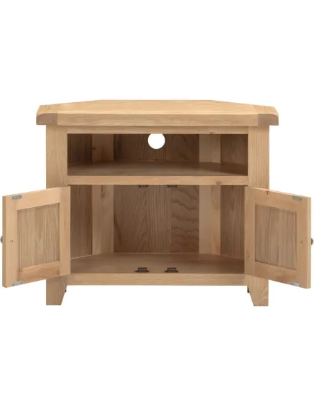 Windsor Corner TV Unit - Natural Oak | Murphy Furniture