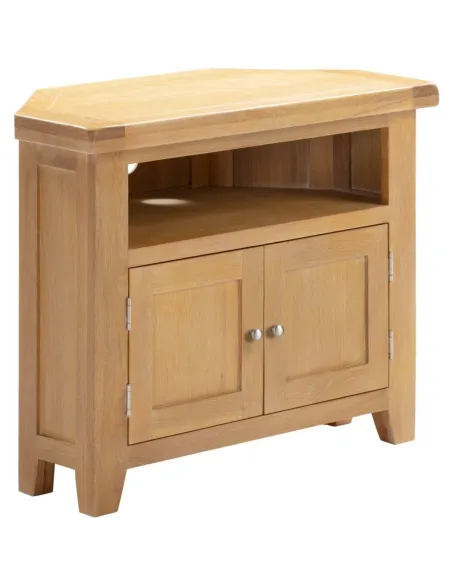 Windsor Corner TV Unit - Natural Oak | Murphy Furniture