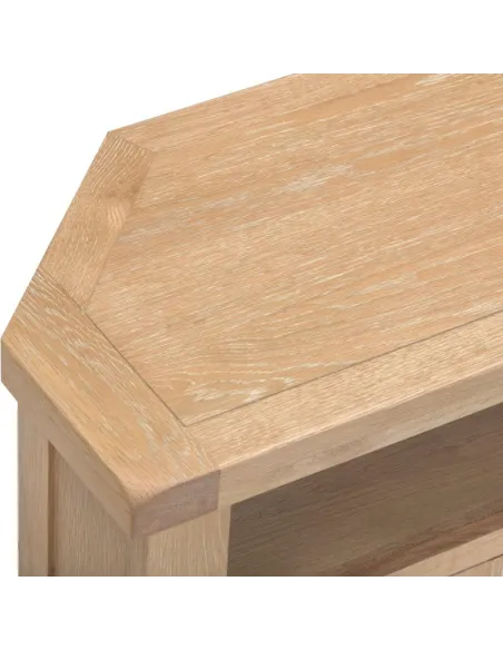 Windsor Corner TV Unit - Natural Oak | Murphy Furniture