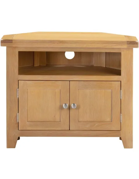 Windsor Corner TV Unit - Natural Oak | Murphy Furniture