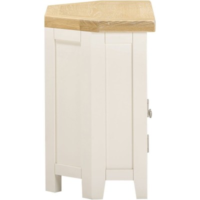 Windsor Corner TV Unit - Ivory/Oak | Murphy Furniture