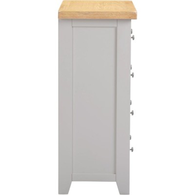 Windsor 3+2 Drawer Chest - Pebble Grey/O | Murphy Furniture