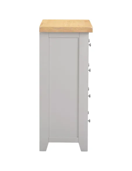 Windsor 3+2 Drawer Chest - Pebble Grey/O | Murphy Furniture