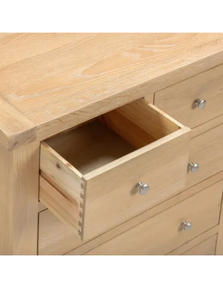 Windsor 3+2 Drawer Chest - Natural Oak | Murphy Furniture